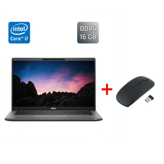 Ультрабук Dell Latitude 7420 / 14" (1920x1080) IPS / Intel Core i7-1185G7 (4 (8) ядра по 3.0 - 4.8 GHz) / 16 GB DDR4 / 256 GB SSD / Intel Iris Xe Graphics / WebCam / USB Type-C / Windows 11 б/у + Подарок Беспроводная мышь / USB