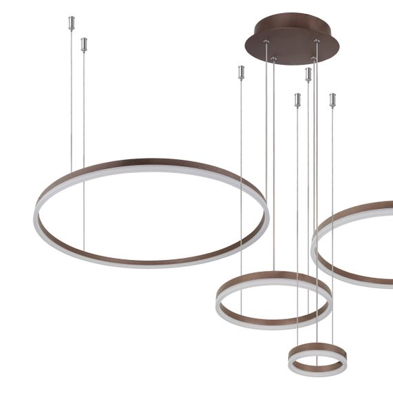 Подвесная люстра модерн BR-925S/4 LED 120W*2 BK | Зображення 5