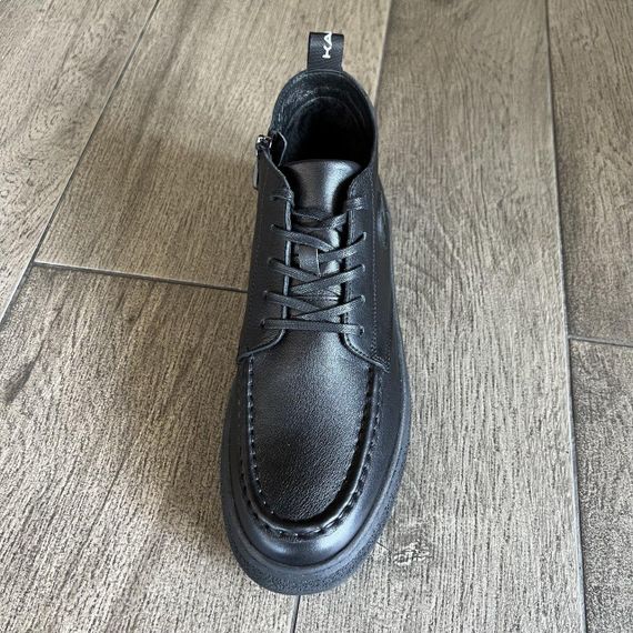 Шкіряні зимові черевики для чоловіка 40 41 42 43 45 розмір | Зображення 2