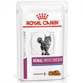 Корм Royal Canin Renal Feline Chicken Pouches вологий для котів із захворюваннями нирок 85 гр