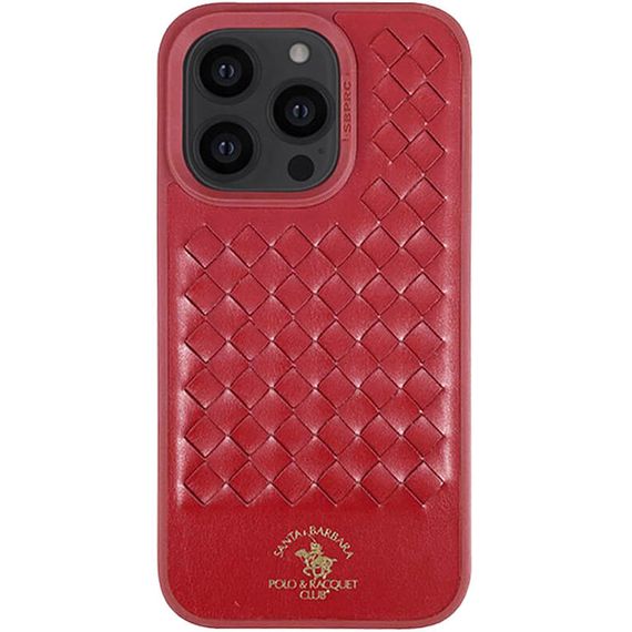 Шкіряний чохол Polo Santa Barbara для Apple iPhone 15 Pro (6.1") Red | Зображення 1
