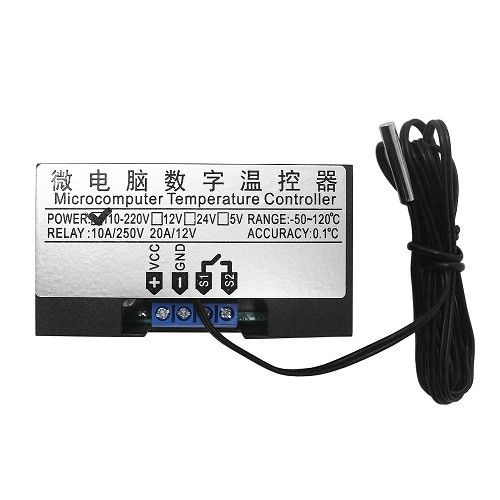 Терморегулятор цифровой, термостат с реле W3230 220v | Зображення 3