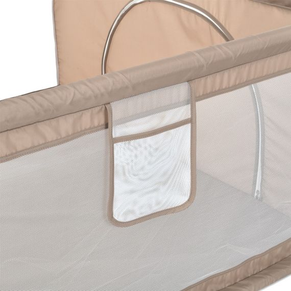 Дитячий манеж MR 1339-BG, бежевий, ширина з ніжками 132 см | Зображення 1