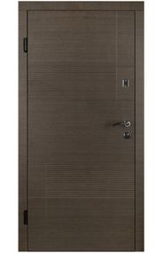 Двері вхідні Мега ПВХ Венге горизонт сірий Ескада - 1 Венге горизонт сірий