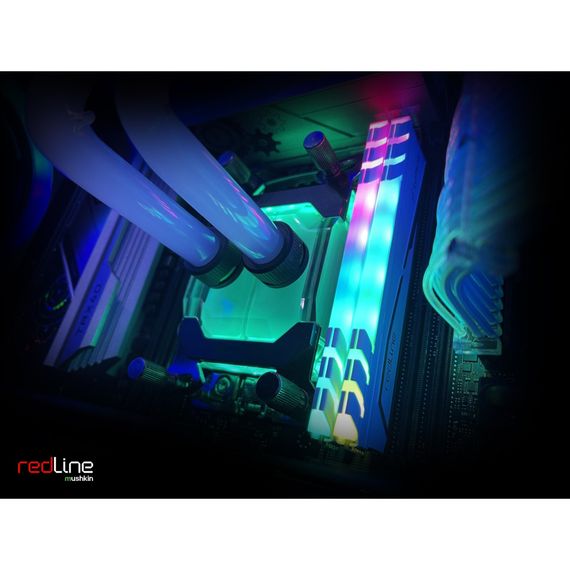 Модуль пам'яті для комп'ютера DDR5 64GB (2x32GB) 6400 MHz Redline RGB White Mushkin (MLB5C640BGGP32GX2) | Зображення 6