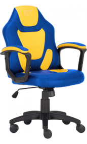 Кресло геймерское детское GT RACER X-1414 BlueYellow