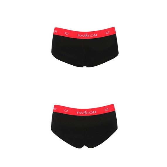Трусики-шортики Passion PS003 PANTIES XL, black | Зображення 4