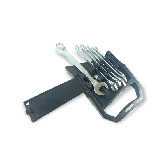 Набір ключів комбінованих 8 шт CRV, сатин (8,9,10,12,13,14,17,19мм) СТАЛЬ (арт.48036) | Зображення 1