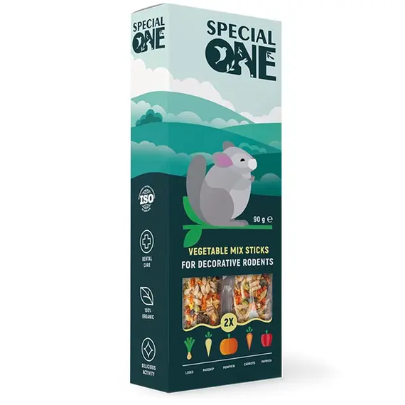 Ласощі  Special One для гризунів овощной микс 90 г