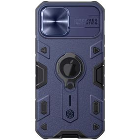 TPU+PC чохол Nillkin CamShield Armor (шторка на камеру) для Apple iPhone 12 Pro Max (6.7") Синій