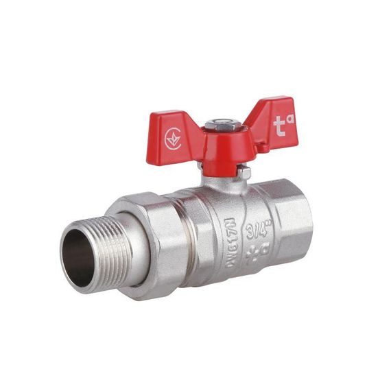 Кран кульовий "Американка" Thermo Alliance Forte 3/4" прямий SF220W20