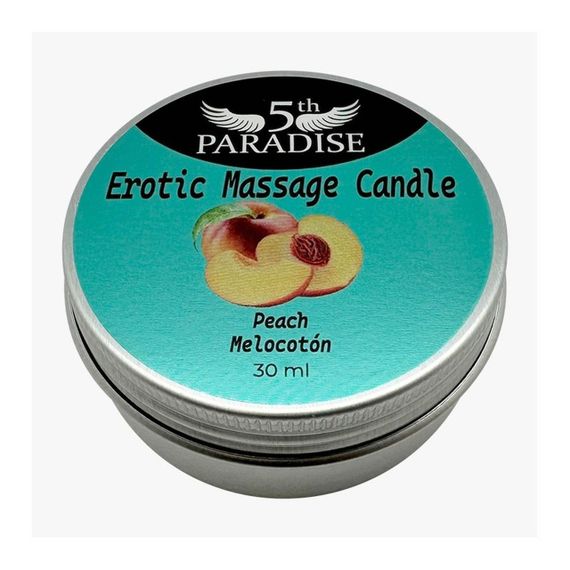Арома свеча Erotic Massage Candle Peach 30ml Sex Aura | Зображення 1
