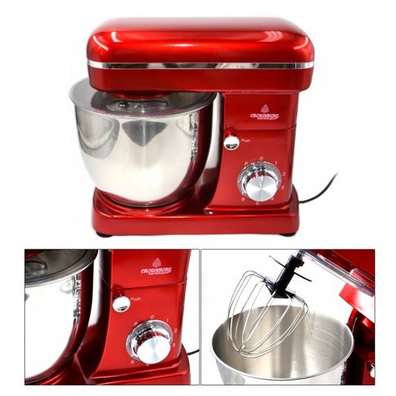 Тістомісильна машина з потужним двигуном 1500 Вт Crownberg CB-3408 (46564-Cb 3408_2062) | Зображення 2
