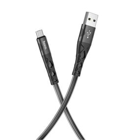 Кабель USB Hoco U105 Micro 1.2m Колір Чорний