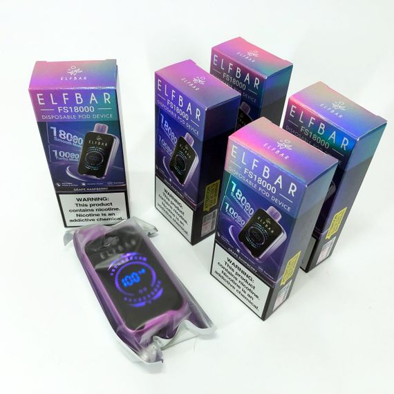 ELF BAR FS18000 смак Виноград Малина (Grape Raspberry) | Зображення 4