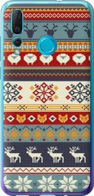 Чехол на Huawei Nova 4 Рождественский орнамент "3303u-1632-17620"