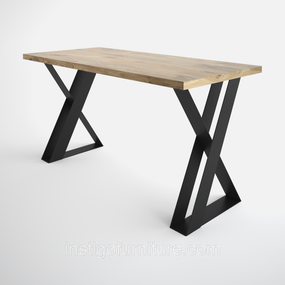 Комплект опор для столу з металу 500×108mm, H=730mm (Сталева пластина: 100x4,0mm)