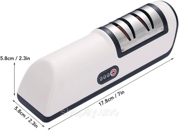 Электрическая точилка для ножей и ножниц с аккумулятором • USB электрическая точилка для кухонных инструментов | Зображення 2