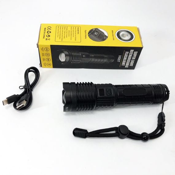 Мощный светодиодный фонарь, Лед фонарь мощный на улицу с возможностью зарядки MQ-34 | Зображення 8