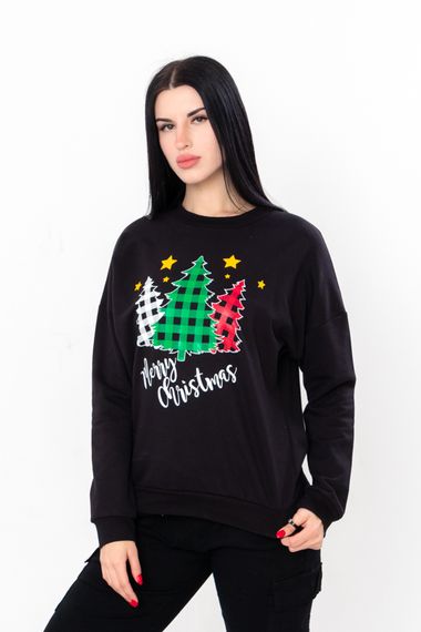Світшот жіночий "Family look" Носи своє 42 Чорний (p-12560-140607) | Зображення 1