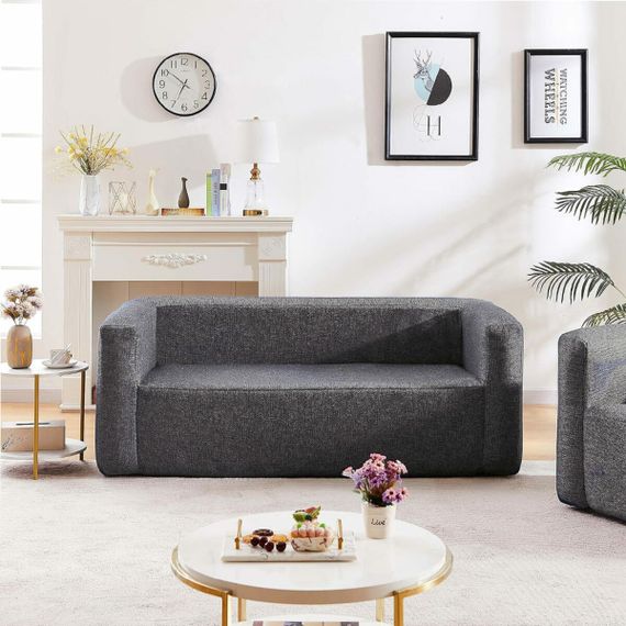 Надувний диван Сірий SW-00002293 | Зображення 7