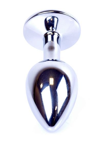 Анальна пробка B - Series HeavyFun Jewellery Silver Plug, чорна | Зображення 3
