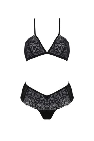 Комплект Passion KERRIA BIKINI black, S/M, бралетт и трусики-бикини sexstyle | Зображення 2
