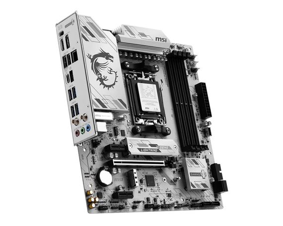 Материнcкая плата MSI B850M GAMING PLUS WIFI6E sAM5 B850 4xDDR5 M.2 HDMI DP WiFi BT mATX 911-7E81-001 | Зображення 2