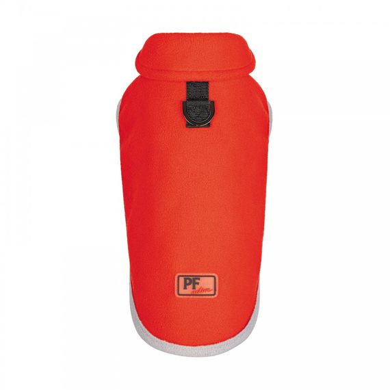 Жилет Pet Fashion Fleecy для собак червоний/сірий S