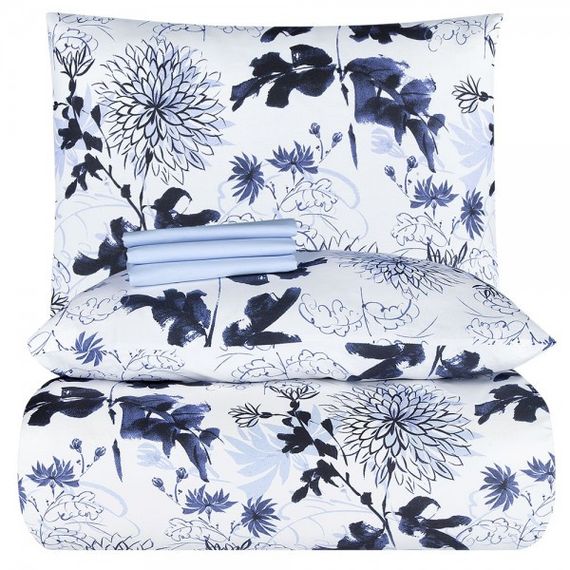 Постільна білизна Altinbasak Ranforse 200 х 220 см Favor Indigo | Зображення 1