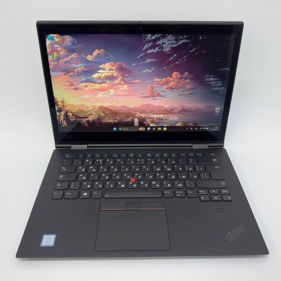 Ноутбук Lenovo ThinkPad X1 YOGA / 14" (1920x1080) IPS / Intel Core i7-8550U (4 (8) ядра по 1.8 - 4.0 GHz) / 8 GB DDR4 / 256 GB SSD / Intel UHD Graphics 620 / WebCam б/у | Зображення 2