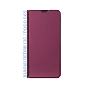 Чохол до мобільного телефона BeCover Exclusive New Style Xiaomi Redmi 13C / Poco C65 Red Wine (711196)
