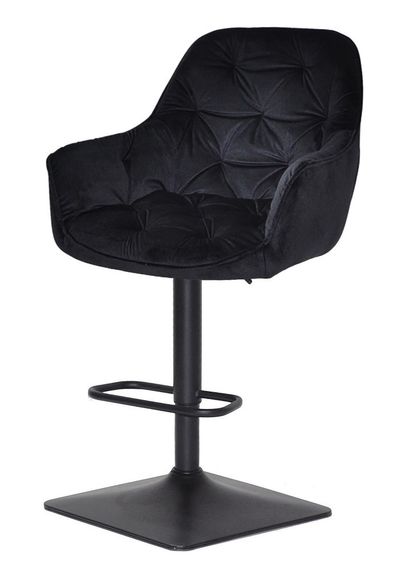 Крісло барне Cherry Bar 4BK-Base на квадратній чорній опорі з регулюванням висоти сидіння