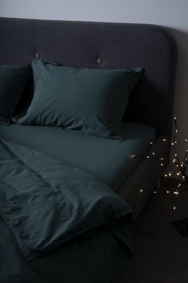 Комплект постільної білизни SoundSleep Stonewash Adriatic Dark Green зелений полуторний (92847002) | Зображення 4