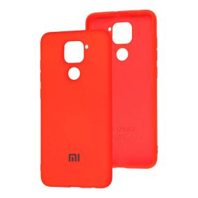 Чохол Silicone Cover My Color Full Protective для Xiaomi Redmi Note 9 red
