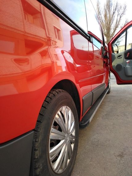 Бокові пороги Maya (2 шт., алюміній) Довга база для Opel Vivaro 2001-2015 рр | Зображення 1