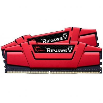 Модуль памяти для компьютера DDR4 8GB (2x4GB) 2400 MHz RIPJAWS V RED G.Skill (F4-2400C17D-8GVR) | Зображення 1