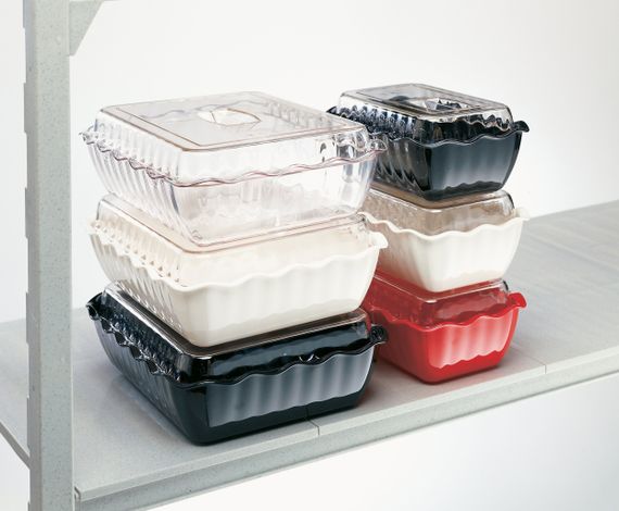 Салатник Cambro 17,5x26x8 см, Красный, 2 л | Зображення 4