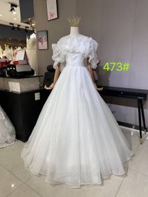 Сукня з органзи, молочна 44-46 розмір