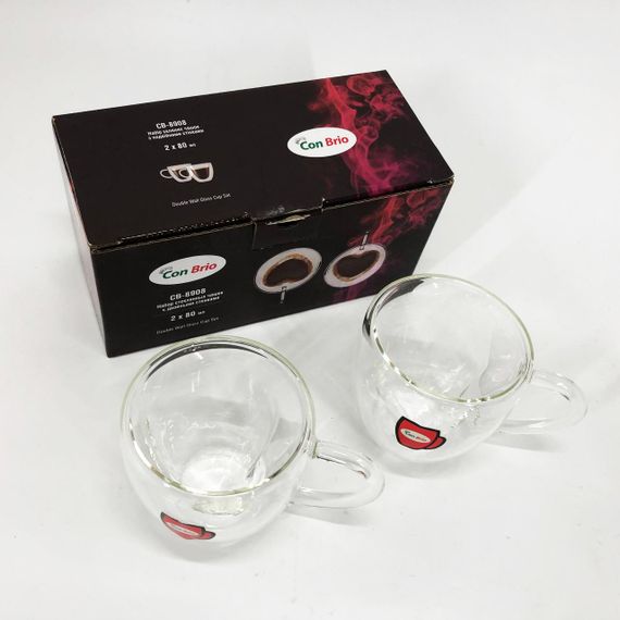 Склянки та чашки з подвійним дном Con Набір чашок для чаю з подвійним дном кухоль QD-39 | Зображення 4