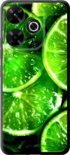 Чохол на Xiaomi Redmi Note 13R 5G Зелені часточки лимона "852b-3797-2448"