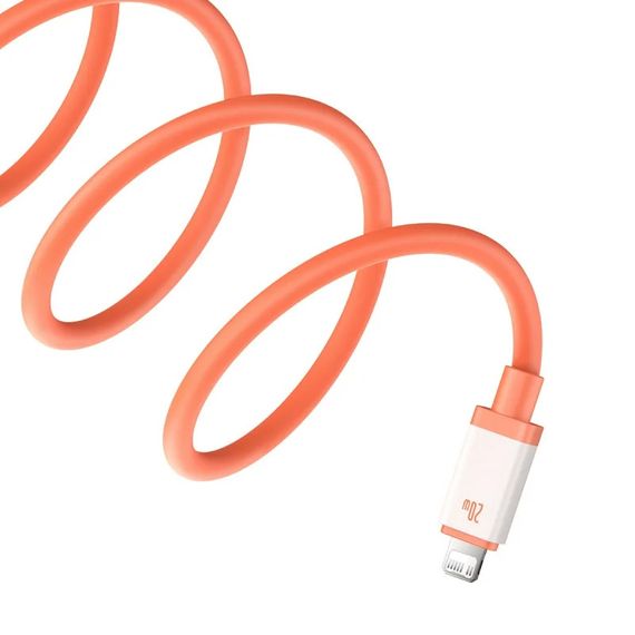 Дата кабель Baseus 0°C Series Fast Charging Type-C to Lightning 20W (1m) (P10368802731) Canyon Coral | Зображення 3