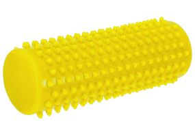 Масажний циліндр EasyFit Spindle із шипами жовтий (EF-1070-Y)