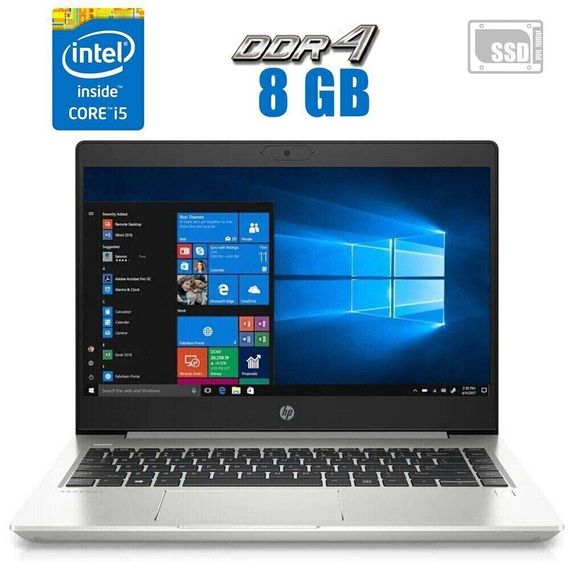 Ультрабук HP ProBook 640 G4 / 14" (1920x1080) IPS / Intel Core i5-8250U (4 (8) ядра по 1.6 - 3.4 GHz) / 8 GB DDR4 / 480 GB SSD / Intel UHD Graphics 620 / WebCam б/в