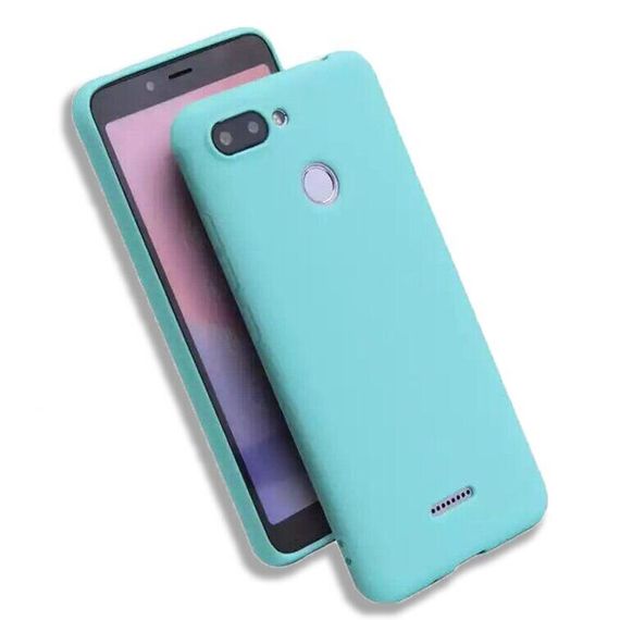 Чохол Candy Silicone для Xiaomi Redmi 6 колір Бірюзовий
