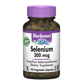 Селен Bluebonnet Nutrition Selenium 200 mcg 90 Veg Caps