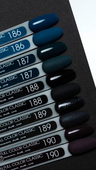 Гель-лак Moon Full №190 класичний баклажановий 8мл | Зображення 1