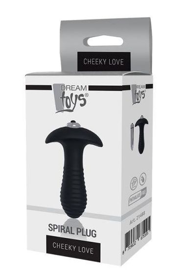 Анальна пробка CHEEKY LOVE SINGLE SPEED SPIRAL PLUG Sex Aura | Зображення 1