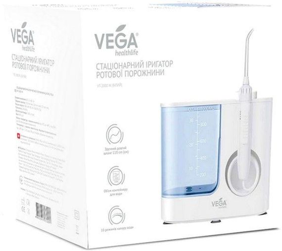 Стационарный ирригатор Vega VT-2000 white гарантия 1 год | Зображення 1