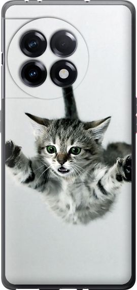 Чехол на OnePlus 11R Летящий котёнок "2322u-2939-17620"